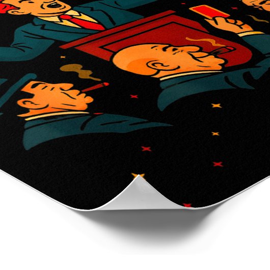 Democracy Auction Gone Funny Litical Satire Gift  Poster (Hoek)