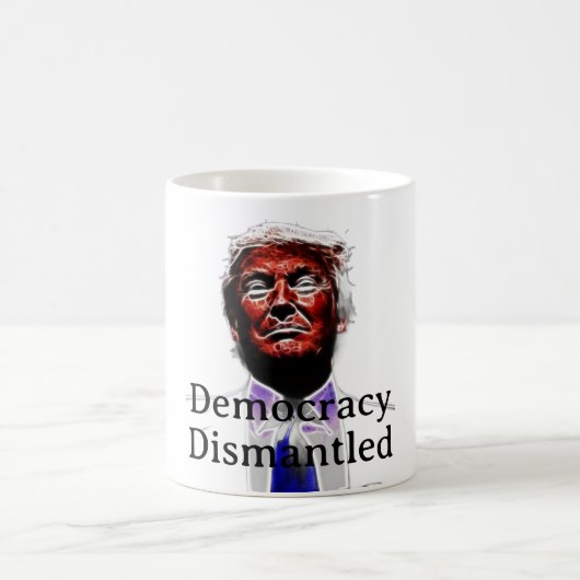 Democracy Dismantled Coffee Mug Koffiemok (Center)
