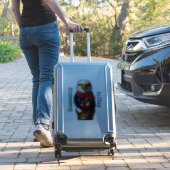 Democracy Is King 001 Custom-Cut Vinyl Sticker (Koffer Insitu)