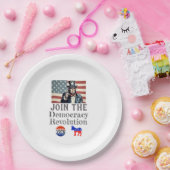 Democracy Revolution Paper-Bord Papieren Bordje (Feest)