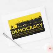 Democracy Sticker (Envelop)