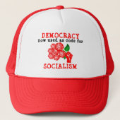 Democracy Trucker Hat Pet (Voorkant)