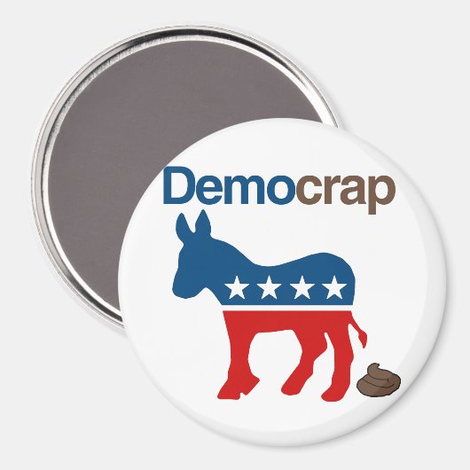 DEMOCRAP MAGNEET (Voorkant / Achterkant)