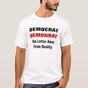 DEMOCRAT, DEMONRAT, T-SHIRT