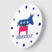 DEMOCRAT DONKEY-klok Grote Klok (Hoek)