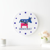 DEMOCRAT DONKEY-klok Grote Klok (Huis)