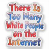 DEMOCRAT INTERNET STICKER (Voorkant)