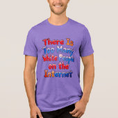 DEMOCRAT INTERNET Tri-Blend SHIRT (Voorkant)