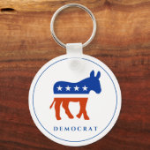 Democrat Metal Sleutelhanger (Voorkant)