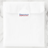 Democrat Stars and Stripes Logo Ronde Sticker (Tas)