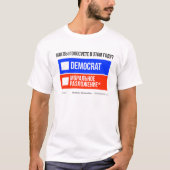 DEMOCRAT vs. DEPRAVATION (in Russisch) T-Shirt (Voorkant)