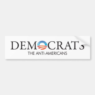 Democraten anti-Amerikanen Bumpersticker