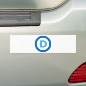 Democraten Bumpersticker (Op auto)
