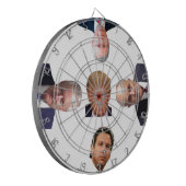 Democraten Dartboard Dartbord (Voorkant Links)