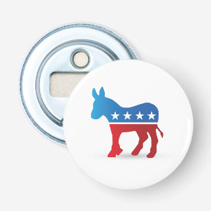 Democraten Donkey Button flesopener