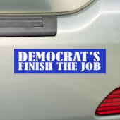 Democraten eindigt de baan bumpersticker (Op auto)