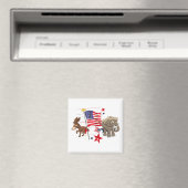 Democraten en republikeinen magneet (Insitu (Vaatwasser))
