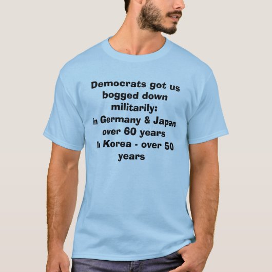 Democraten - geen exitstrategie t-shirt (Voorkant)