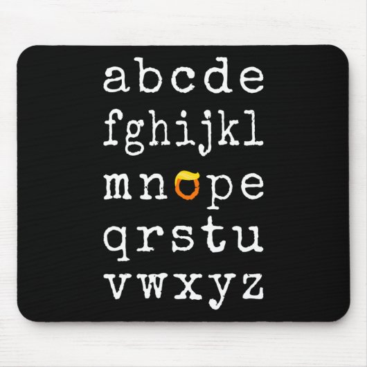 Democraten Grappige Pruik Trump Verkiezingen Anti- Muismat (Voorkant)