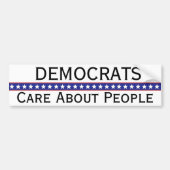 Democraten Informatie over Mensen Bumpersticker (Voorkant)
