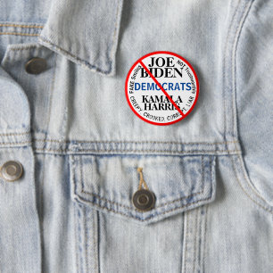 Democraten Joe Biden Kamala Harris Ronde Button 5,7 Cm
