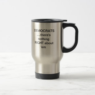 Democraten (niets goed over ze) reisbeker