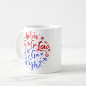 Democraten Obama citeert als ze laag gaan... Koffiemok (Voorkant links)