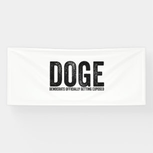 Democraten officieel ontmaskerd spandoek