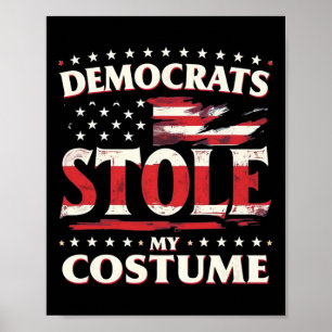 Democraten stalen mijn kostuum Trump 2024 Hallowee Poster