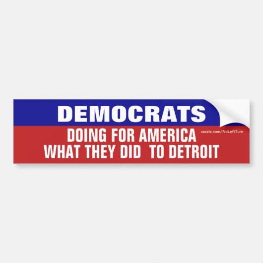Democraten voor Amerika wat ze deden om te ontdekk Bumpersticker (Voorkant)