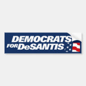 Democraten voor de Santis 2024 Bumpersticker (Voorkant)