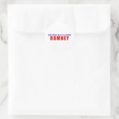 Democraten voor Romney Ronde Sticker (Tas)