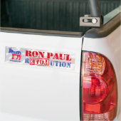 Democraten voor Ron Paul Bumpersticker (Op Truck)