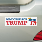Democraten voor Trump - PNG.nl Bumpersticker (Op auto)
