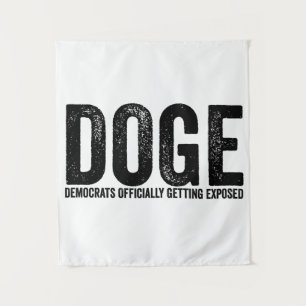 Democraten worden officieel ontmaskerd wandkleed