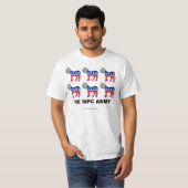 Democraten zijn de T-shirt van het NPC-leger (Voorkant volledig)