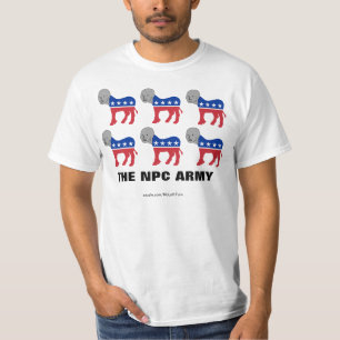 Democraten zijn de T-shirt van het NPC-leger