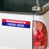 Democraten zijn fascistische Bumperstickers (Op Truck)