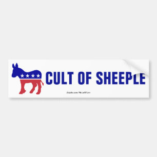 Democraten zijn het resultaat van schaap bumpersticker