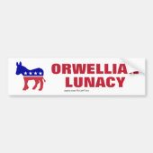 Democraten zijn orwelliaanse leugenachtigheid bumpersticker (Voorkant)