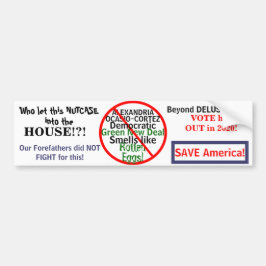 Democratic Alexandria Ocasio-Cortez Edit JAAR Bumpersticker