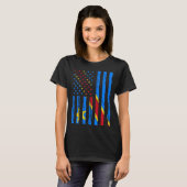 Democratic Republic Congo Flag America US It is in T-shirt (Voorkant volledig)