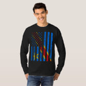 Democratic Republic Congo Flag America US It is in T-shirt (Voorkant volledig)