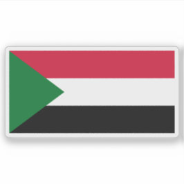Democratic Republic of Sudan flag (1969–1985) Sticker
