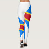 Democratic Republic of the Congo flag Leggings (Achterkant)
