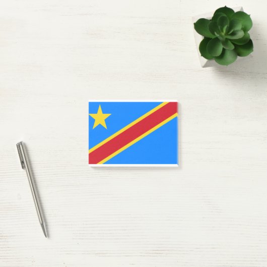 Democratic Republic Of The Congo Flag Post-it® Notes (Kantoor)
