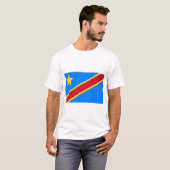 Democratic Republic Of The Congo Flag T-shirt (Voorkant volledig)