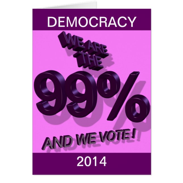 democratie 2014 (Voorkant)