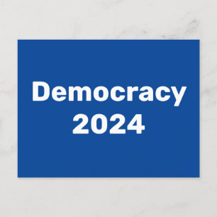 Democratie 2024 Presidentiële verkiezingen Briefkaart