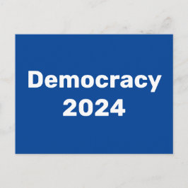 Democratie 2024 Presidentiële verkiezingen Briefkaart